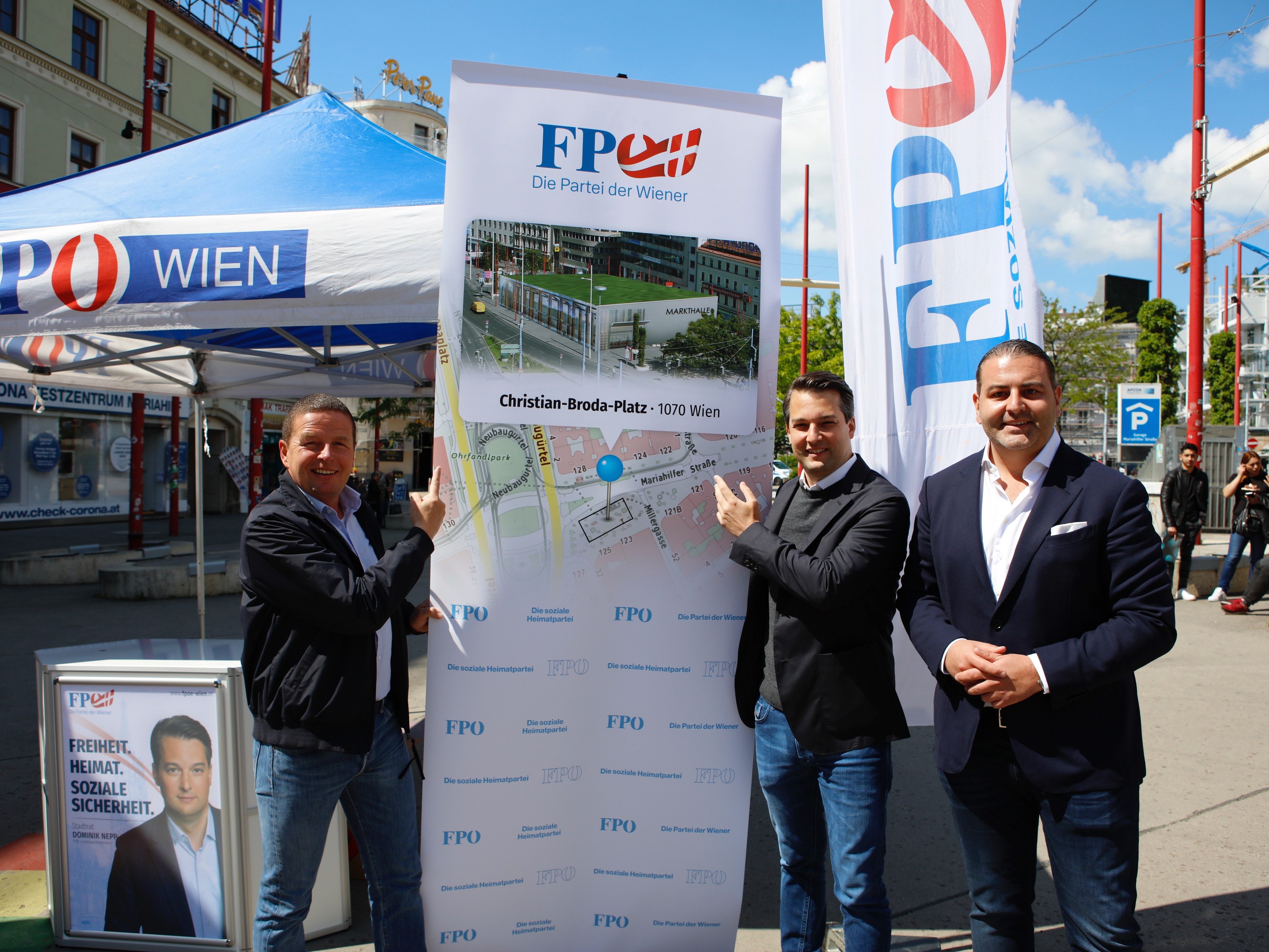 Wenn es nach der Wiener FPÖ geht, gibt es in Zukunft neben der Mariahilfer Straße eine Markthalle.