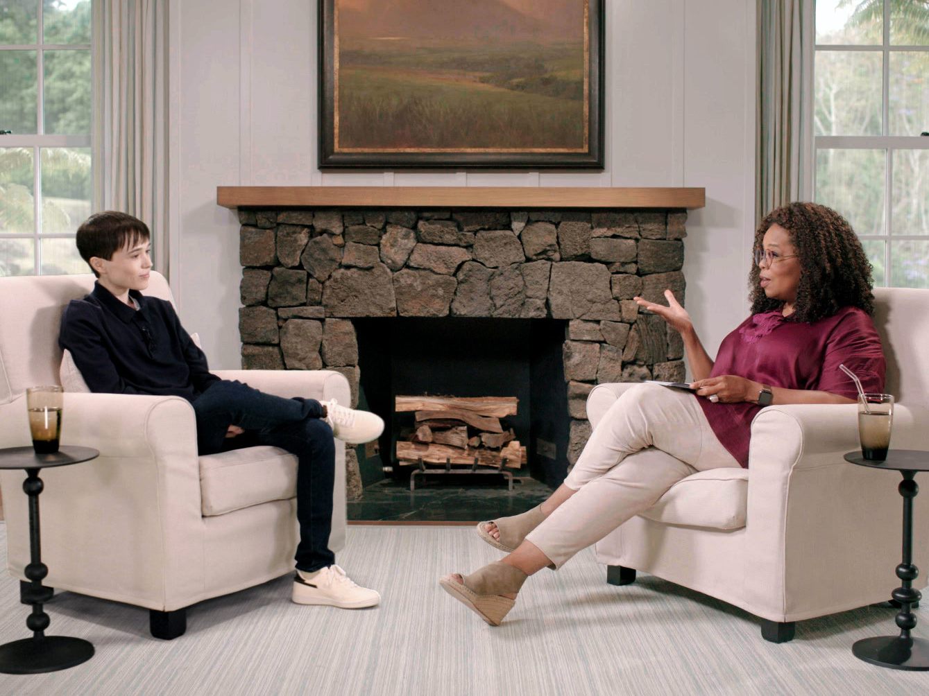 Elliot Page berichtete bei US-Talkerin Oprah Winfrey von seiner Transition. Elliot Page berichtete bei US-Talkerin Oprah Winfrey von seiner Transition.