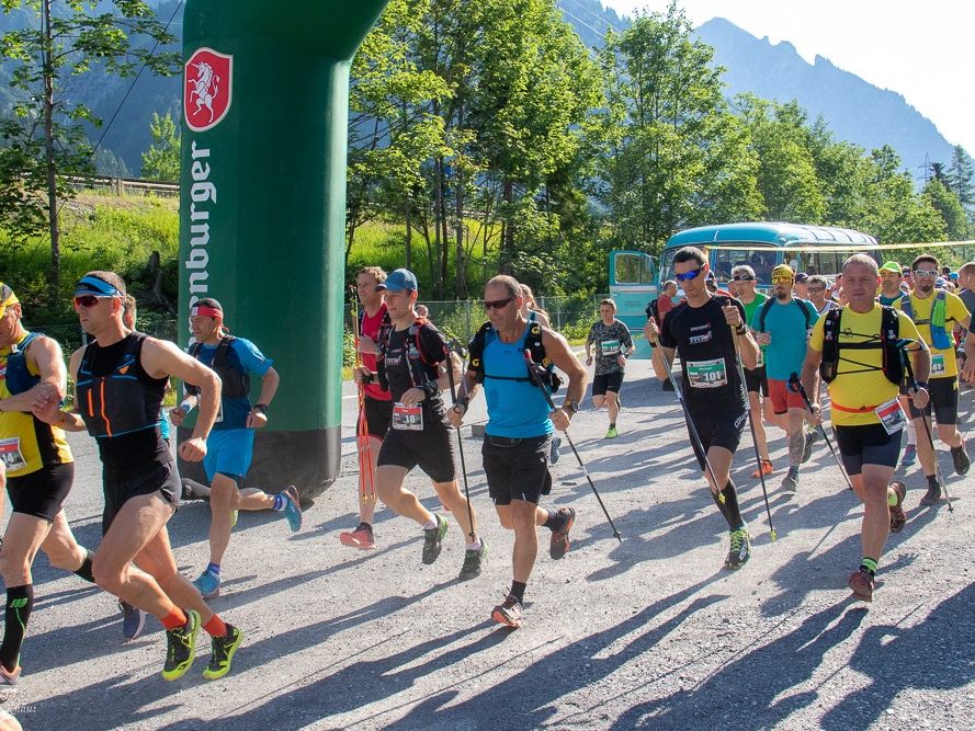 Start des Sonnenkopftrails im Jahr 2019