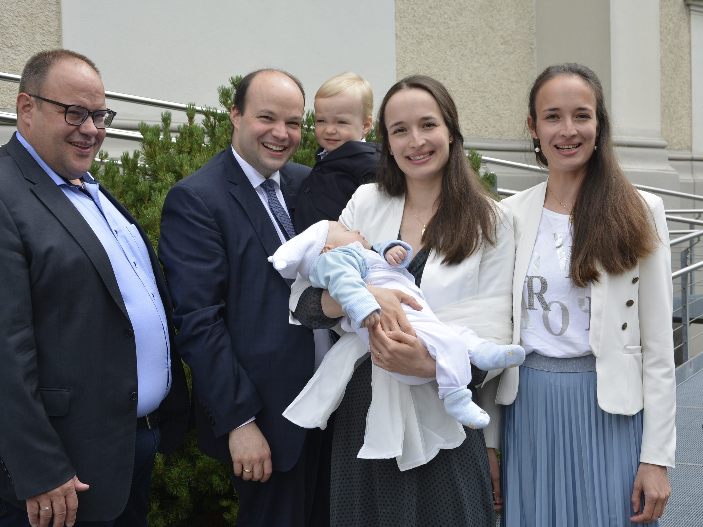 Johannes Paul Maria Fussenegger wurde am 29. Mai getauft. Johannes Paul Maria Fussenegger wurde am 29. Mai getauft.