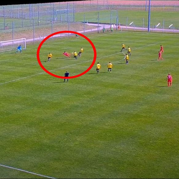 Ein Freistoß, ein Volley, ein Traumtor.