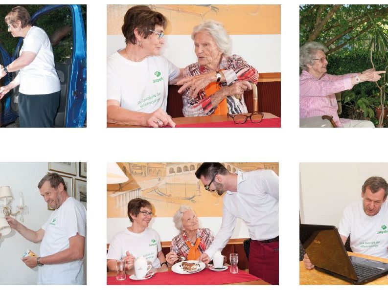 Im Durchschnitt wird eine Person mit 2,3 Stunden pro Woche zuhause betreut.