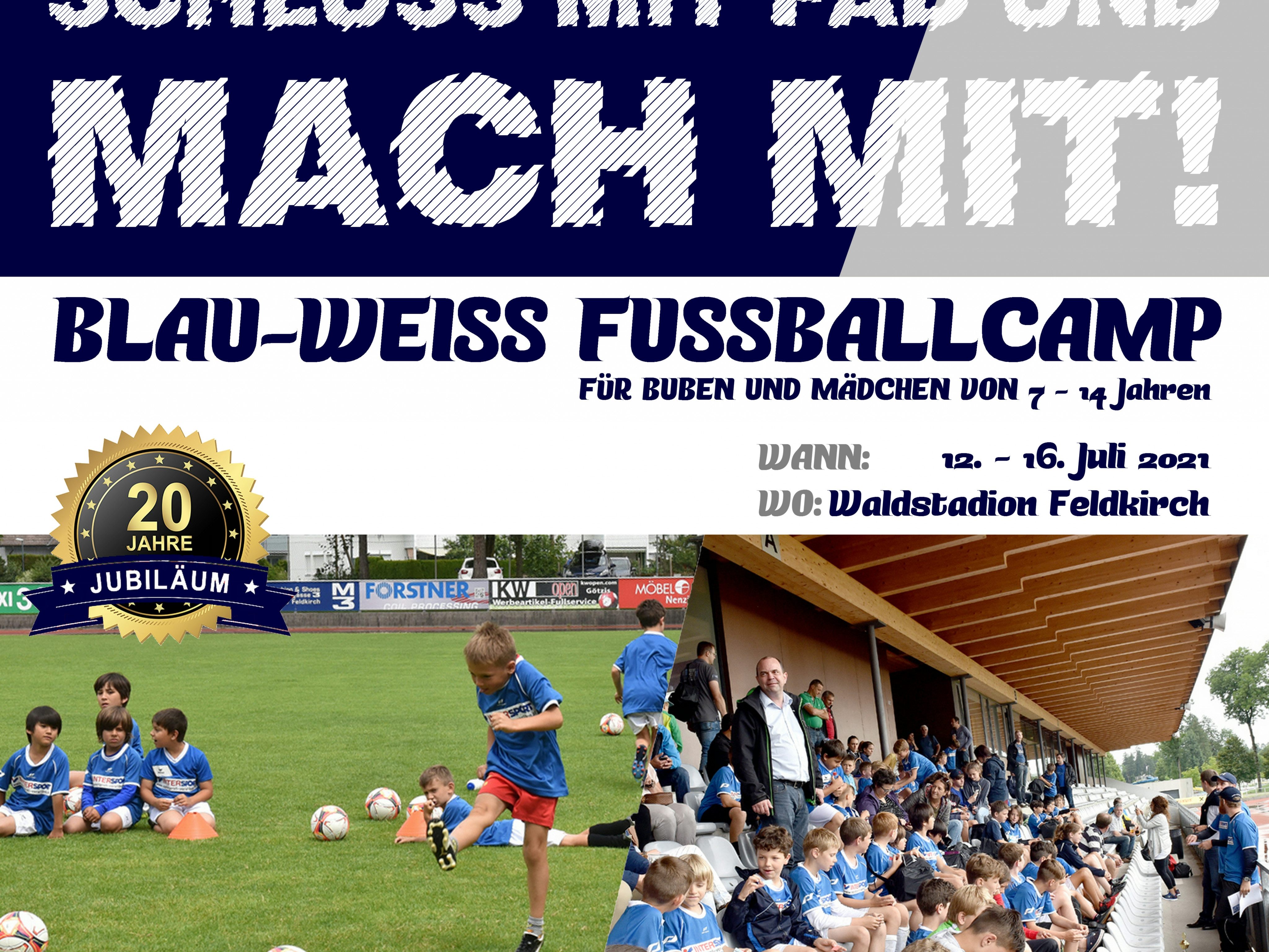 20 Jahre Fussballcamp Sparkasse FC BW Feldkirch
