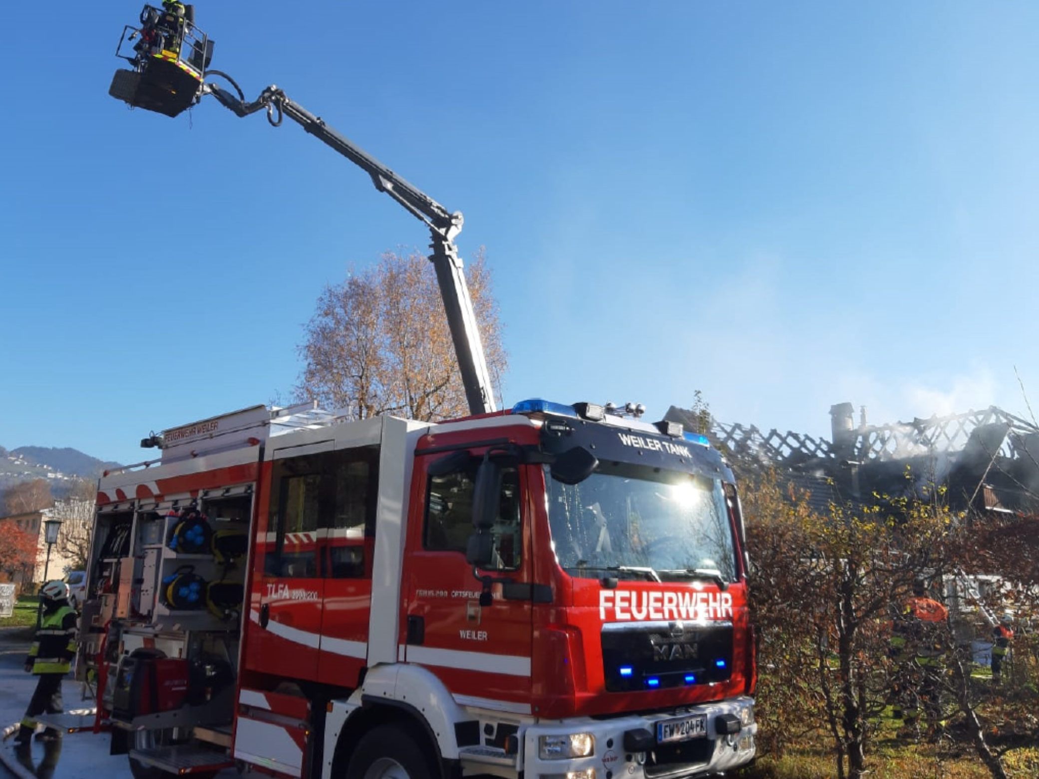 Die Feuerwehr von Weiler wurde im vergangenen Jahr zu 25 Einsätzen alarmiert