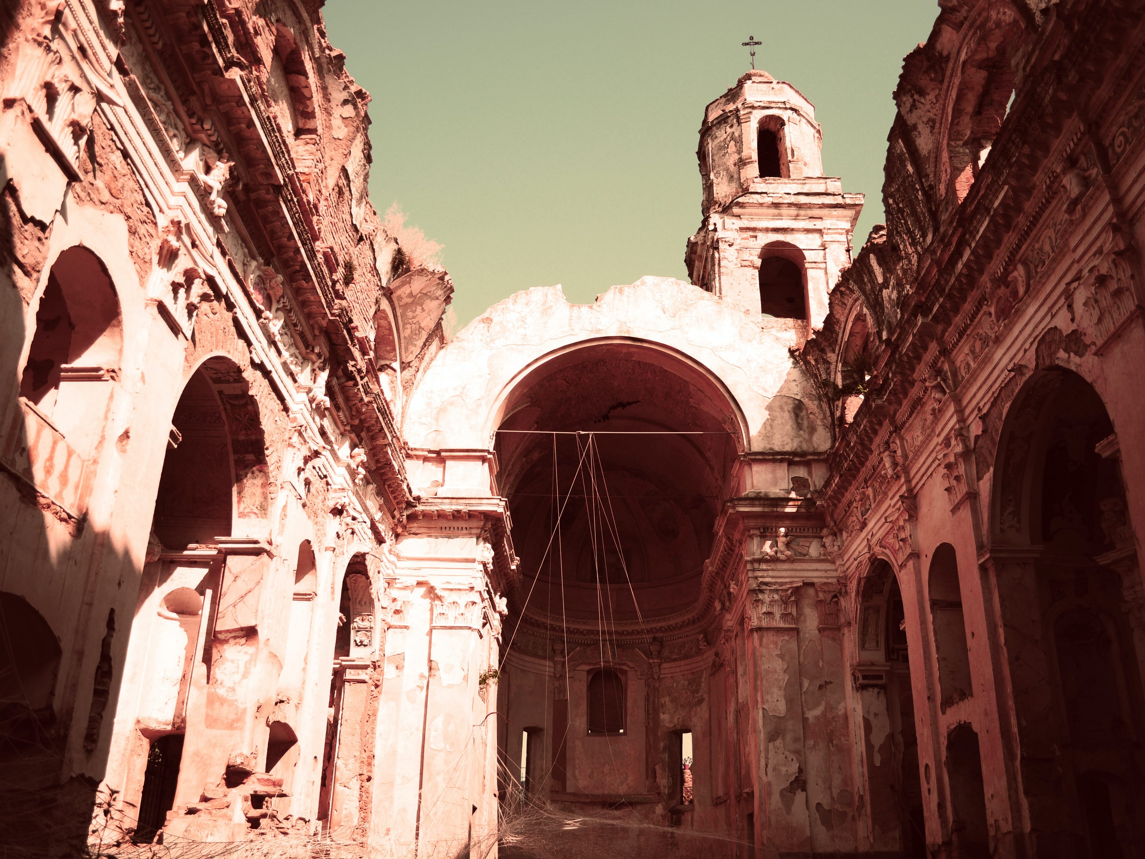Ruinenstadt in Italien.