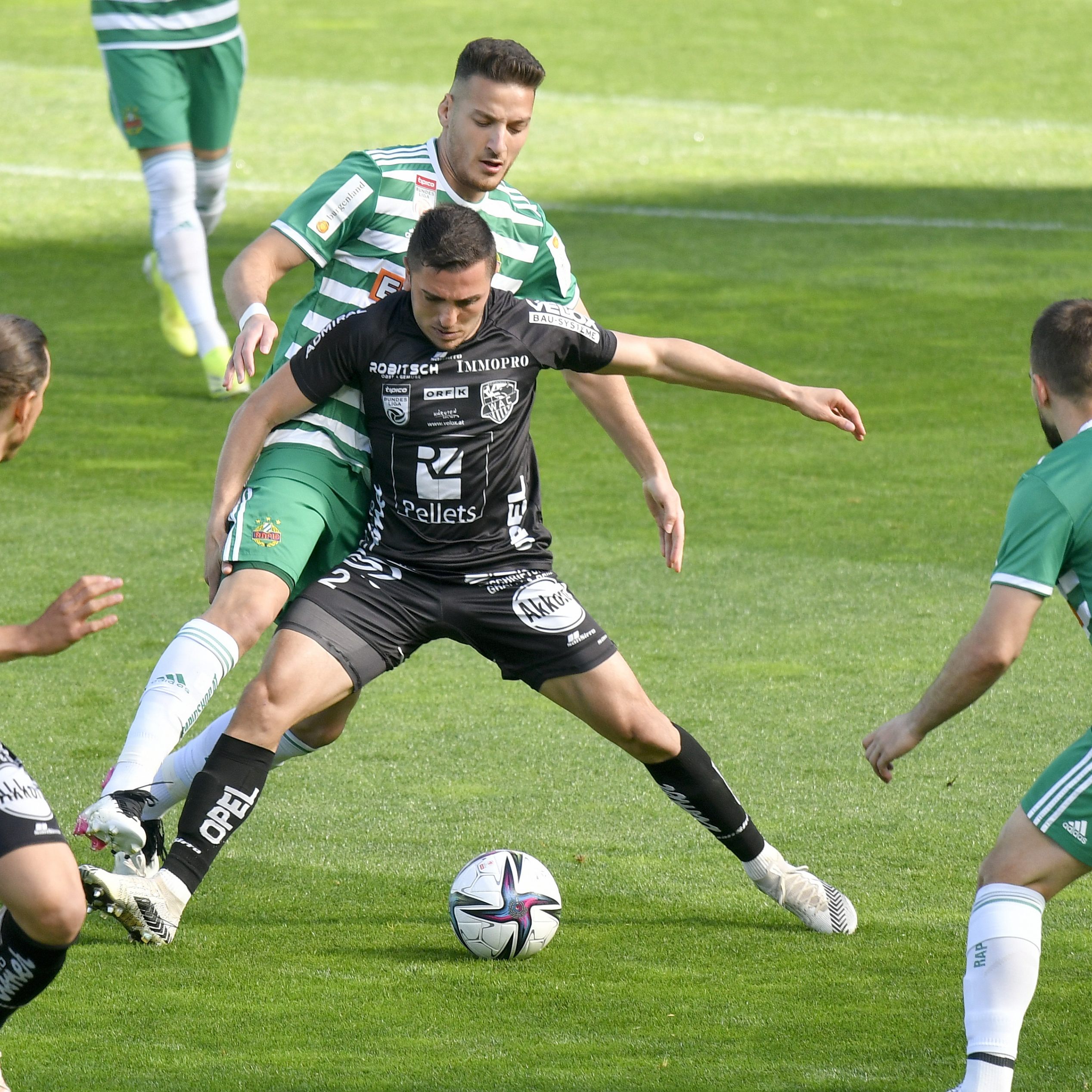 Wolfsberg konnte gegen Rapid in letzter Minute das Siegestor schießen.