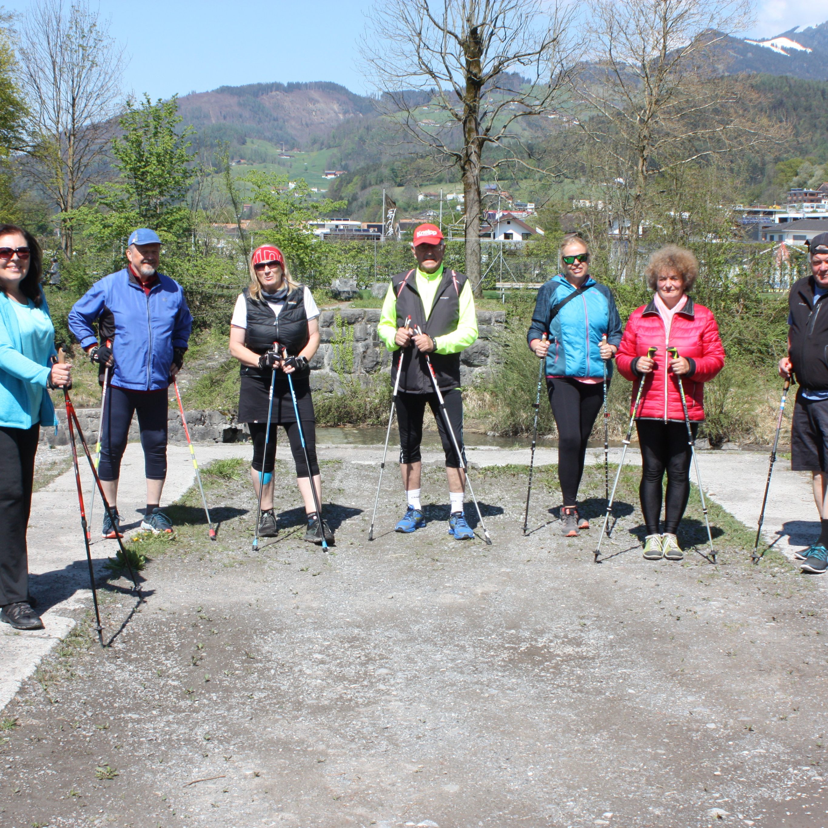 Nordic Walking wird einmal wöchentlich in Rankweil angeboten