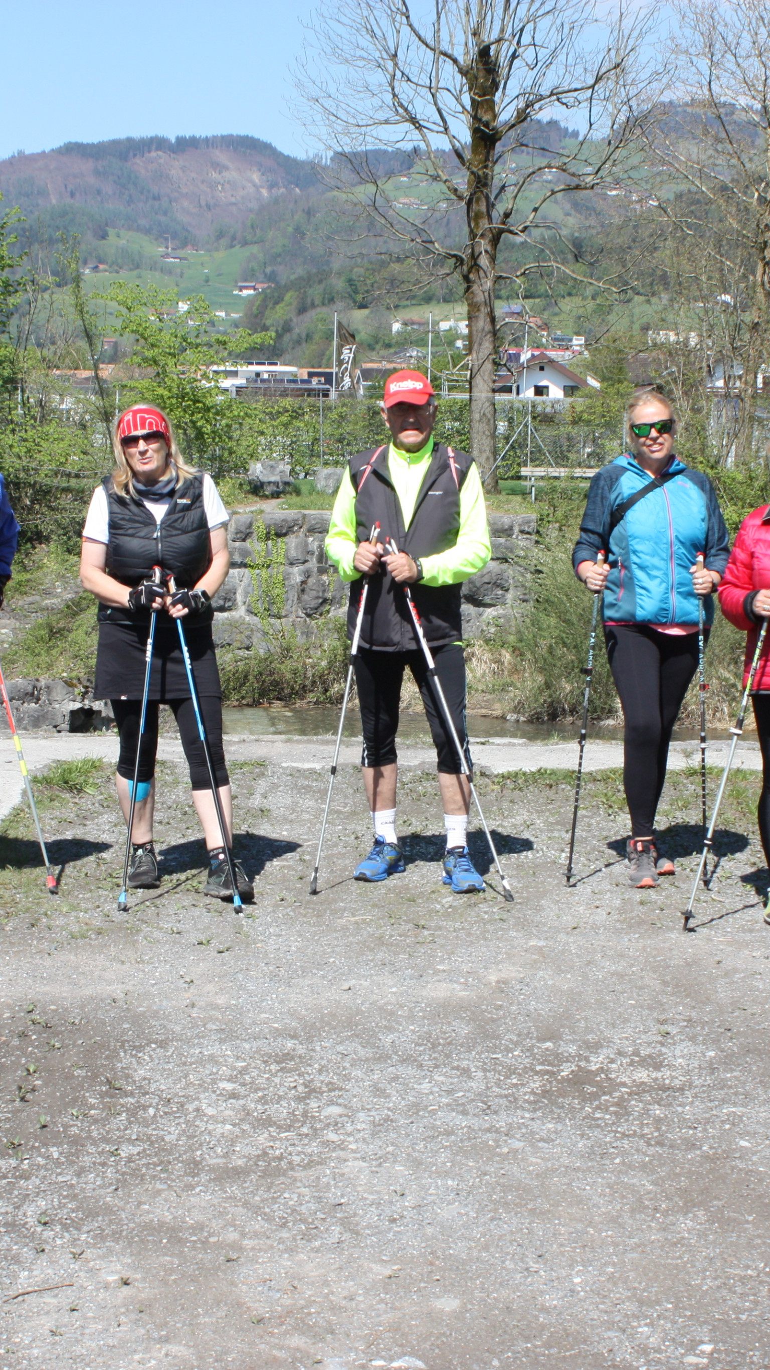 Nordic Walking wird einmal wöchentlich in Rankweil angeboten