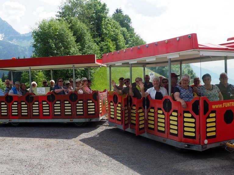 Mit dem Bummelzug zum Seewaldsee