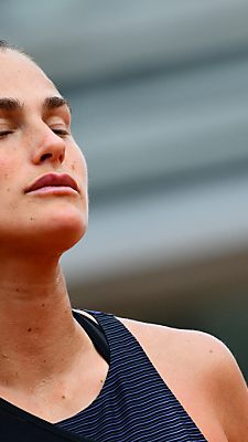 Aryna Sabalenka nach ihrem Out bei den French Open enttäuscht.