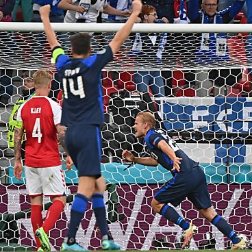 Pohjanpalo schoss Finnland zum Sieg