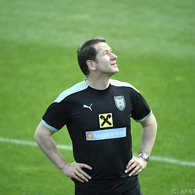 Teamchef Foda im EM-Camp der Österreicher in Seefeld