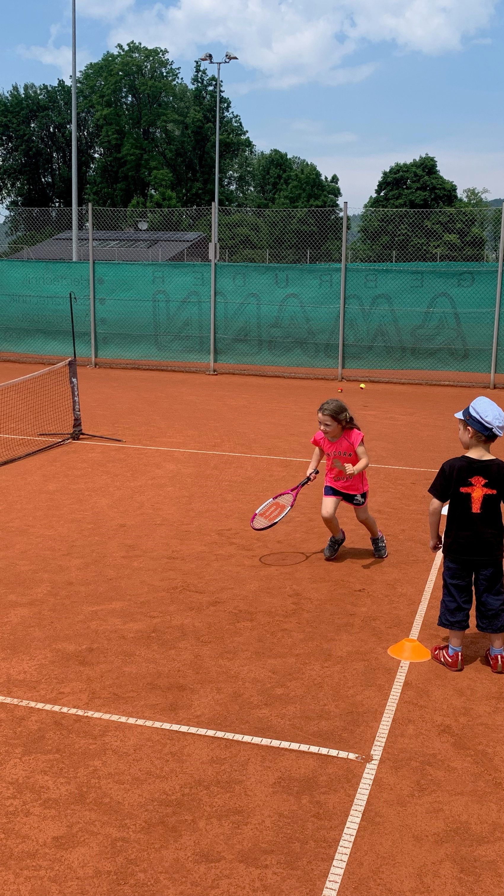 Das Bambini Schnuppertennis war ein großer Erfolg.