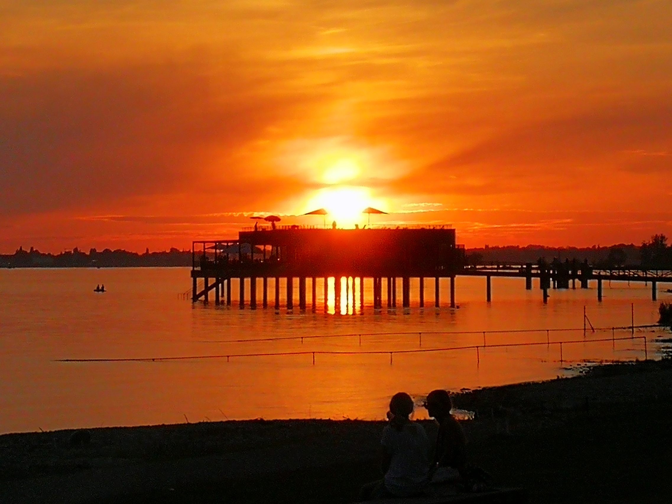Traumhafte Sonnenuntergänge in Lochau