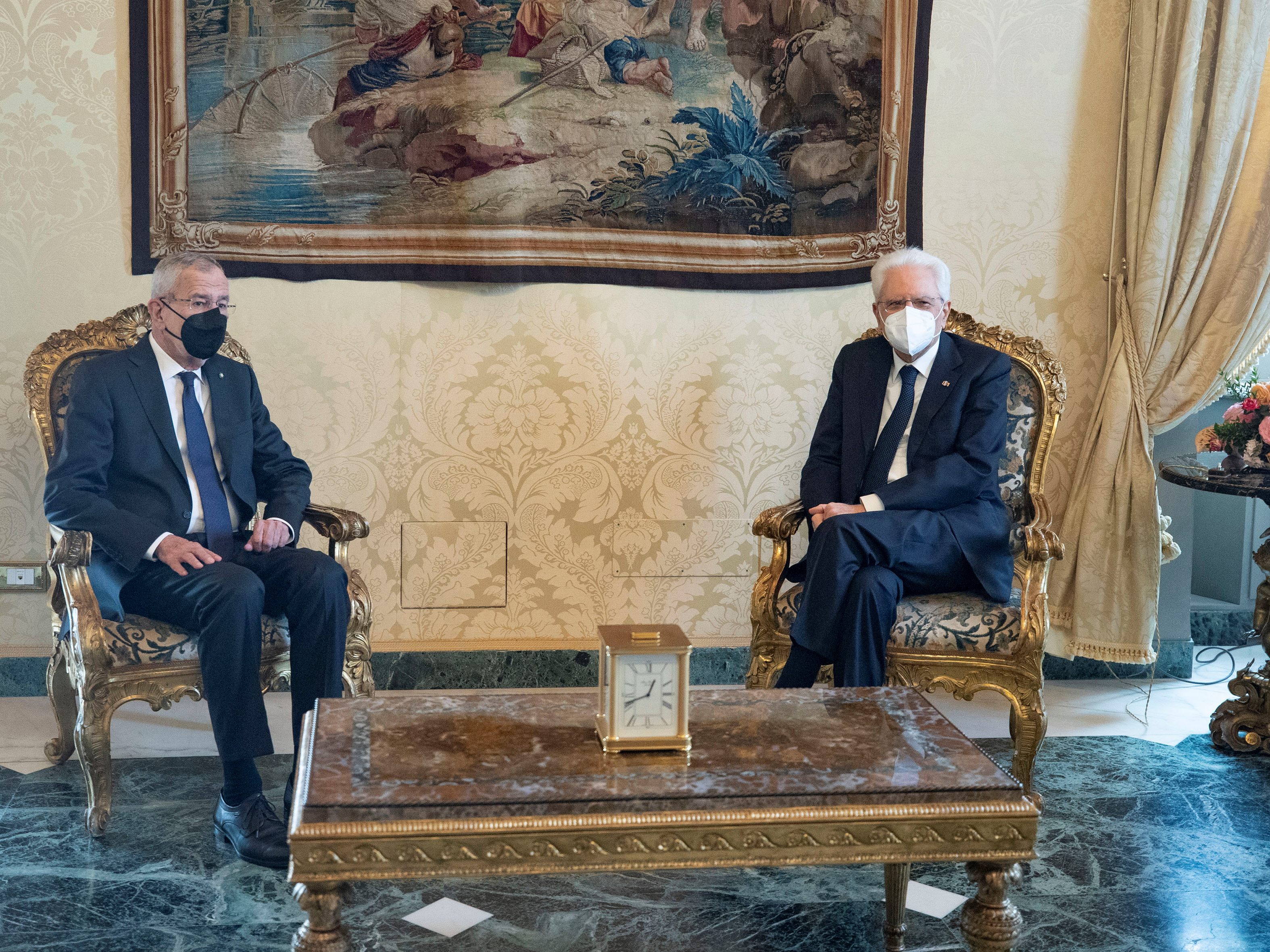 Van der Bellen zeigte sich am Montag in Italien "optimistisch". Van der Bellen zeigte sich am Montag in Italien "optimistisch".