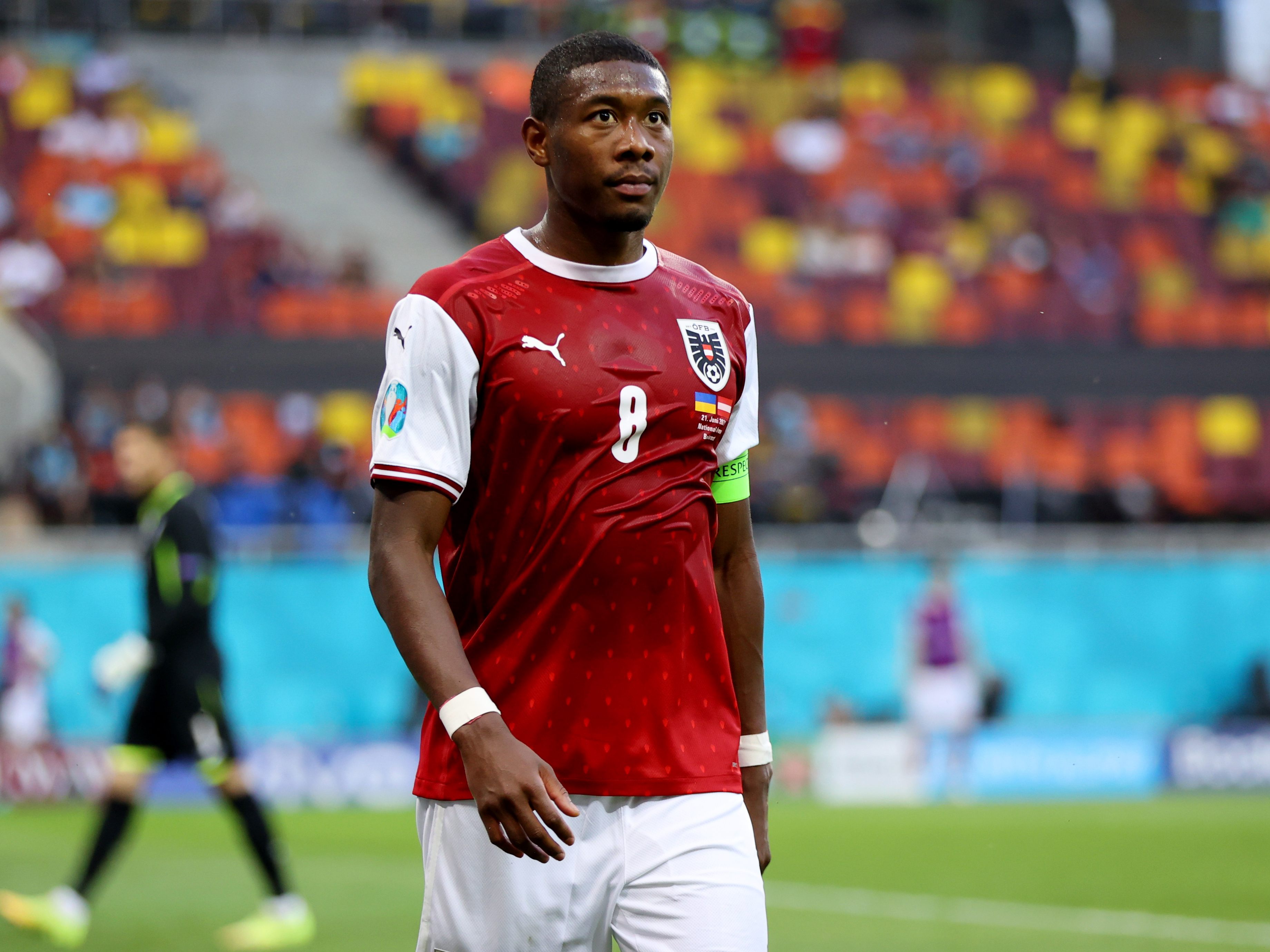 David Alaba wird Österreich als Kapitän ins EM-Achtelfinale führen. David Alaba wird Österreich als Kapitän ins EM-Achtelfinale führen.