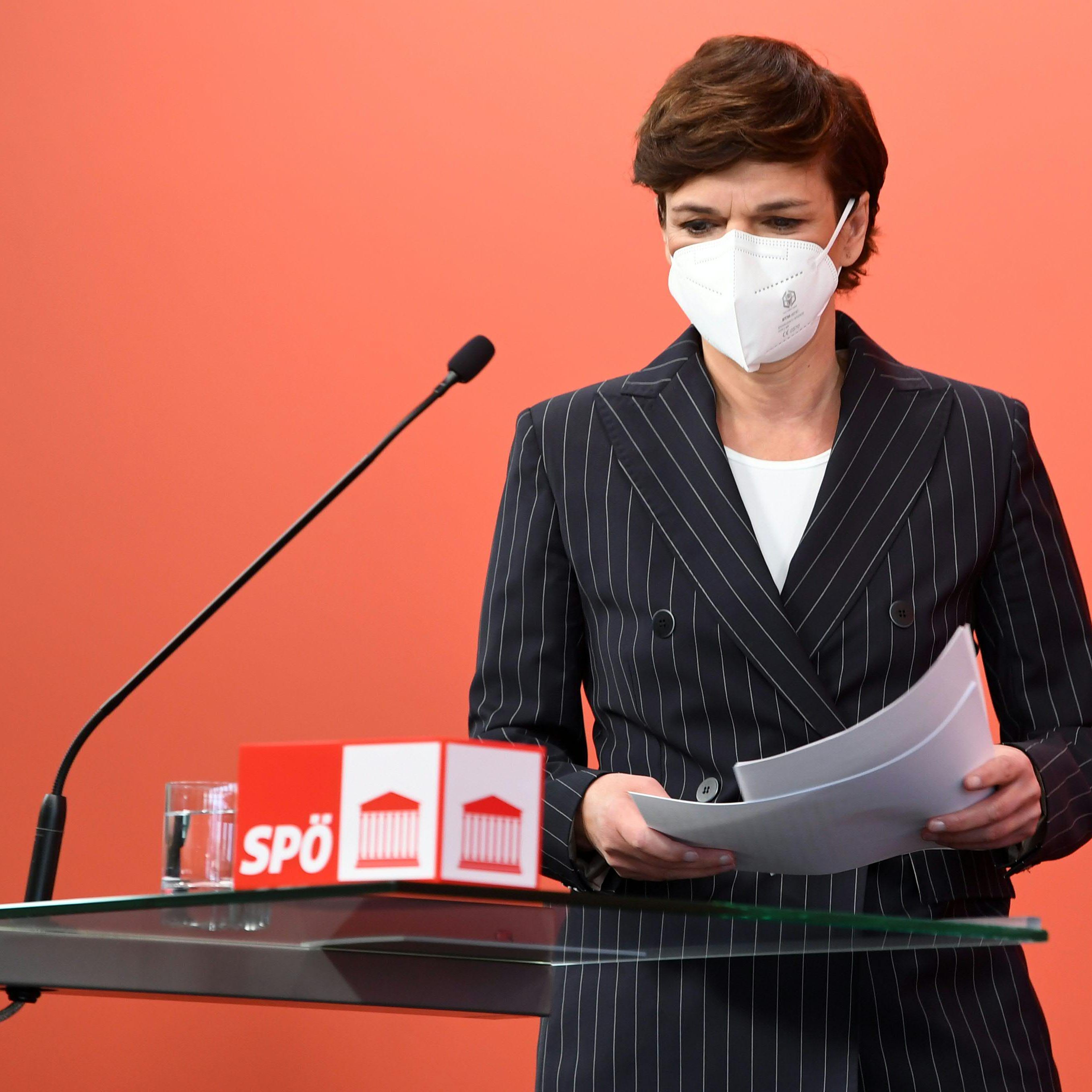 Pamela Rendi-Wagner fordert einen Gutschein pro Haushalt, um die Wirtschaft anzukurbeln.