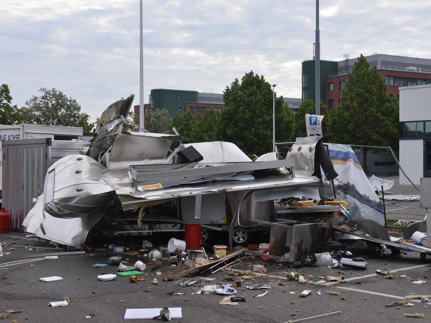 Gegen 7.30 Uhr war es zur Explosion gekommen.