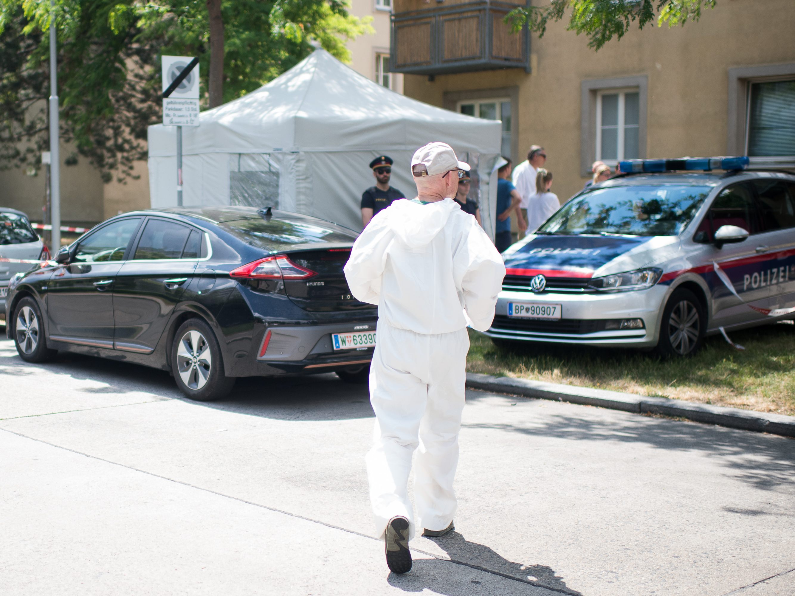 Die Leiche der jungen Frau wurde in Wien-Donaustadt entdeckt.