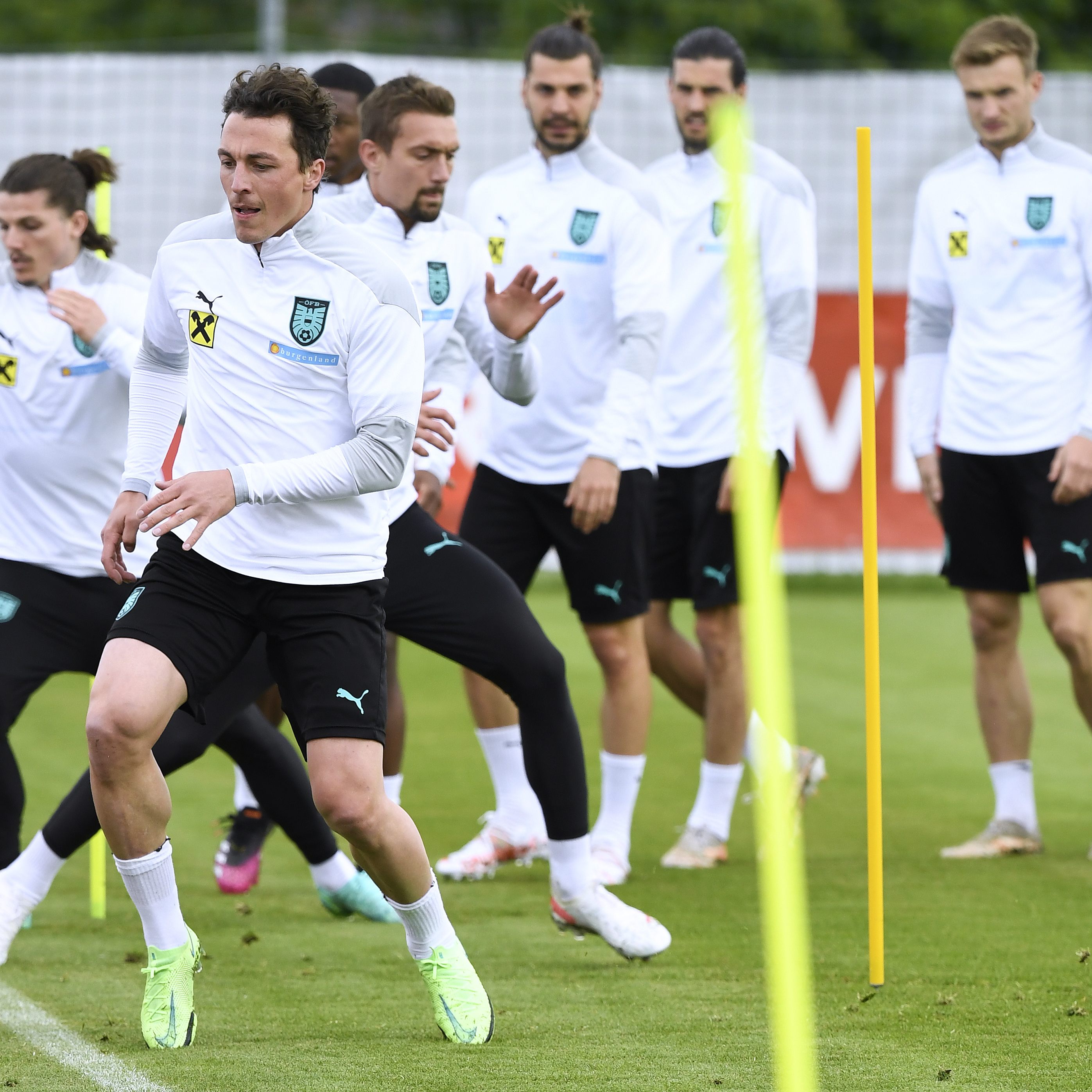 "Vielleicht werde ich noch einmal die eine oder andere Position verändern", so Teamchef Franco Foda.