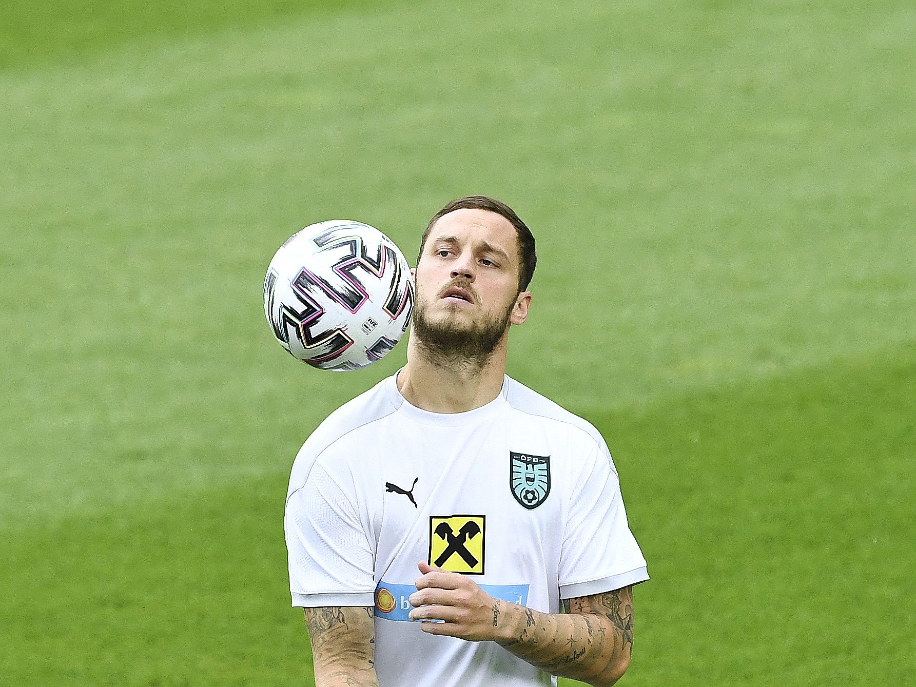 Arnautovic startet für Österreich in der Startformation. Arnautovic startet für Österreich in der Startformation.
