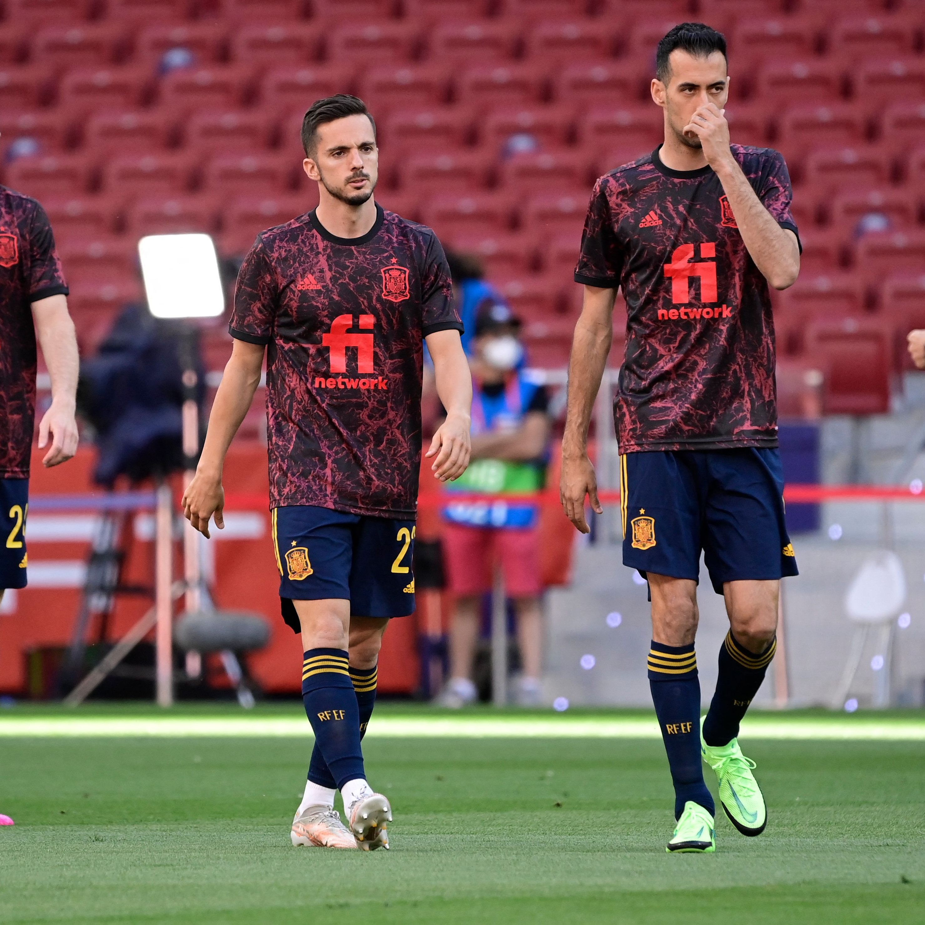 Nach Busquets-Schock: Spaniens Team wird geimpft.