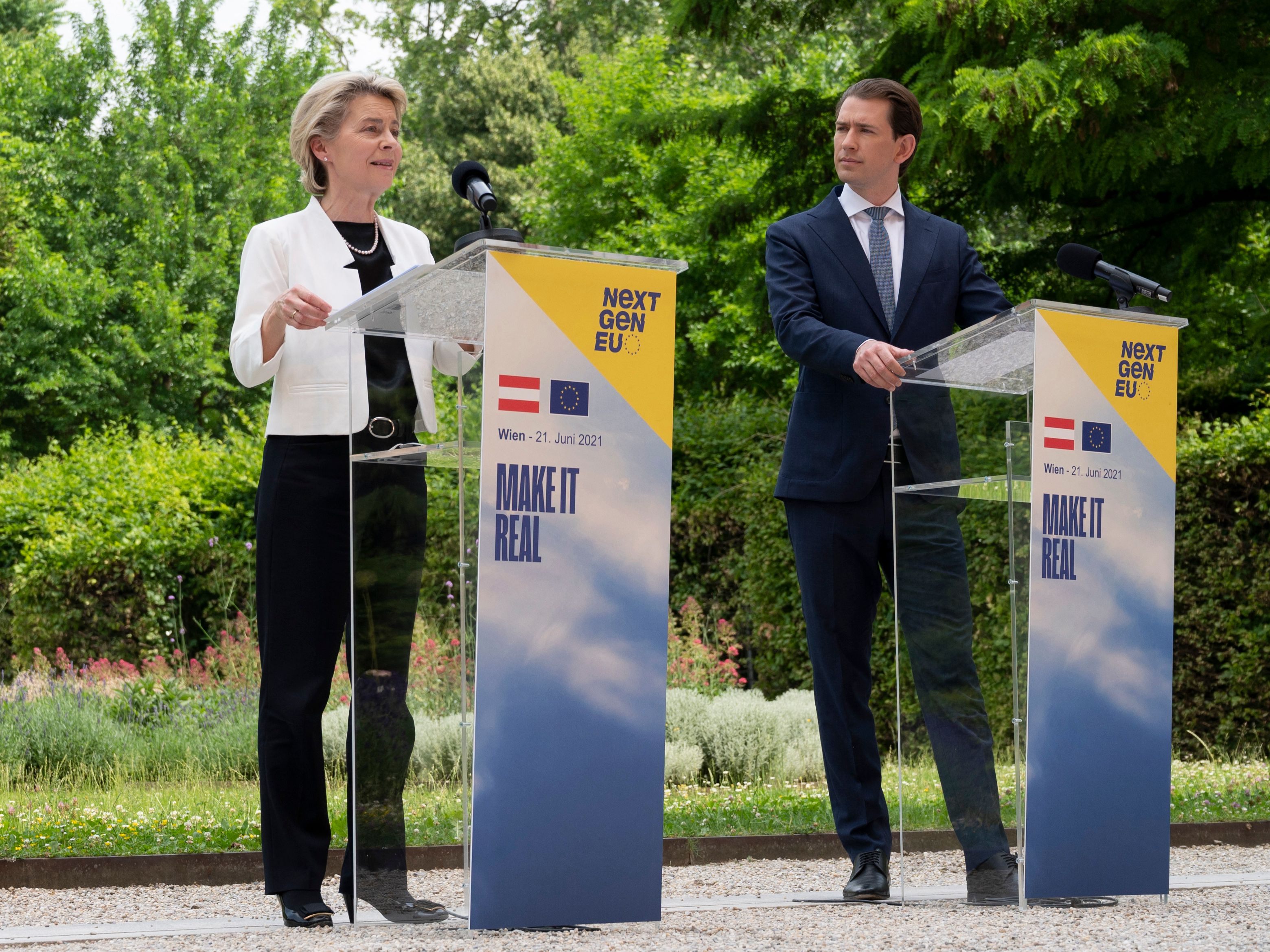 Von der Leyen war am Montag in Wien Von der Leyen war am Montag in Wien