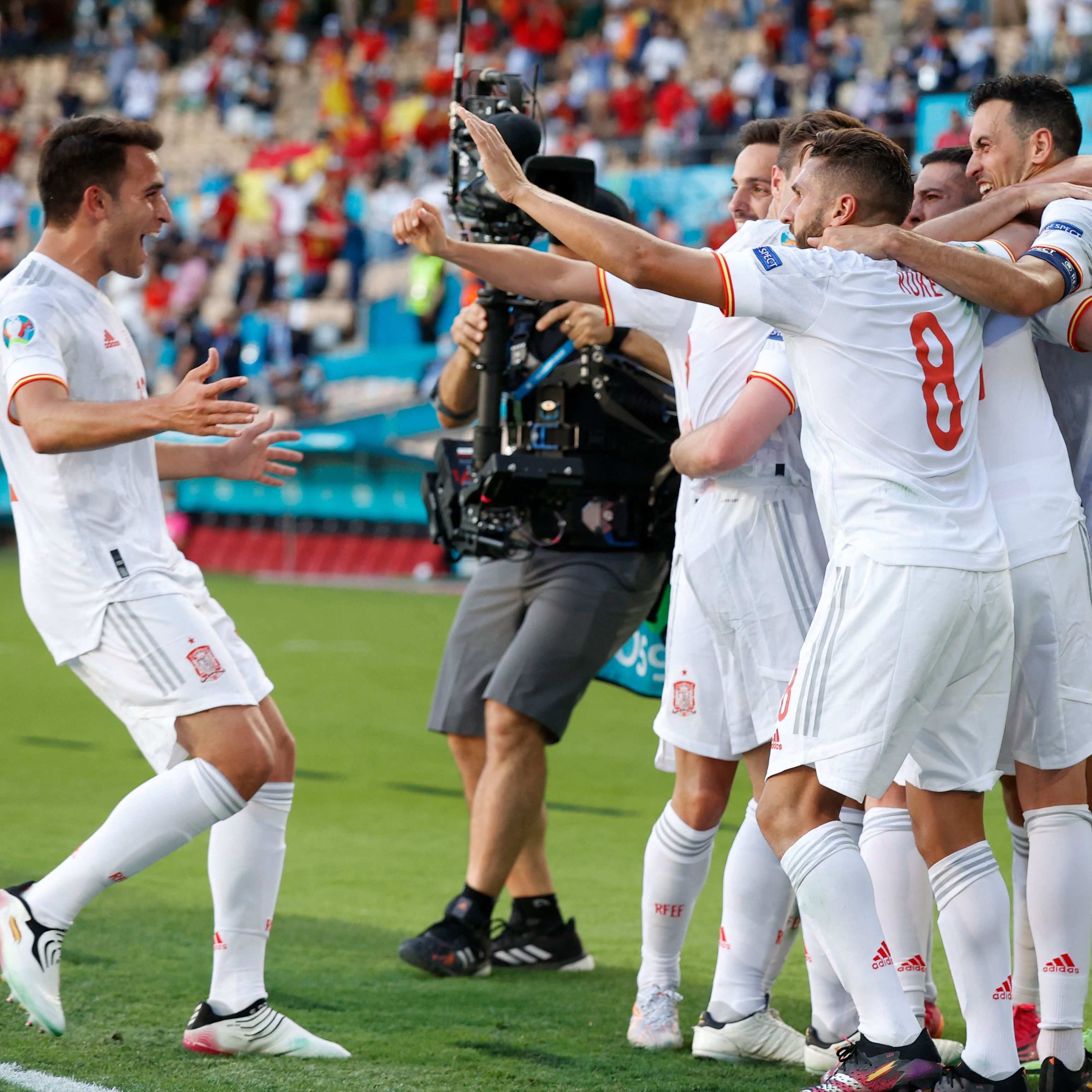 Spanien durfte heute über den ersten Sieg bei der EM jubeln.