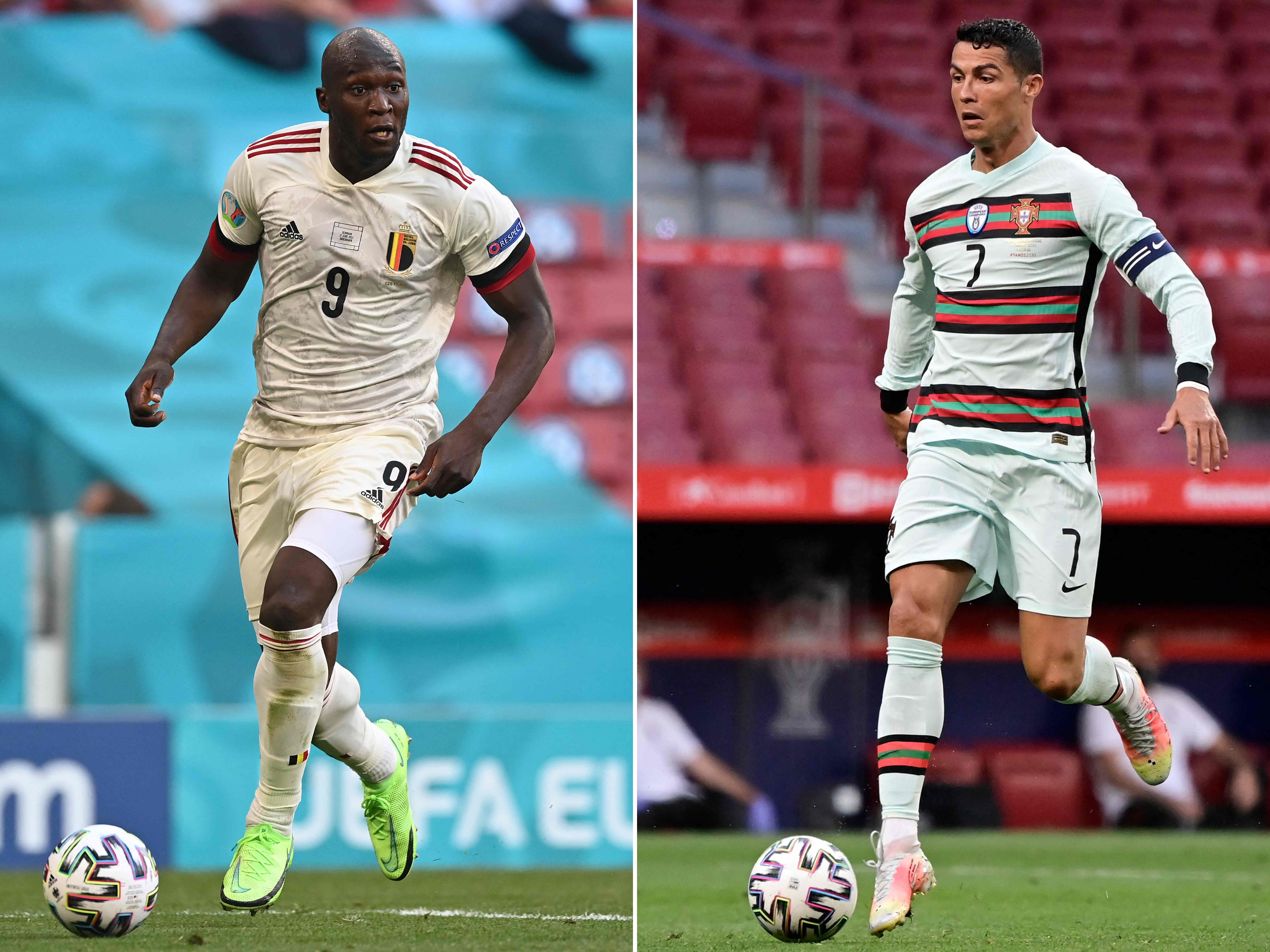 Star-Duell: Lukaku gegen Ronaldo