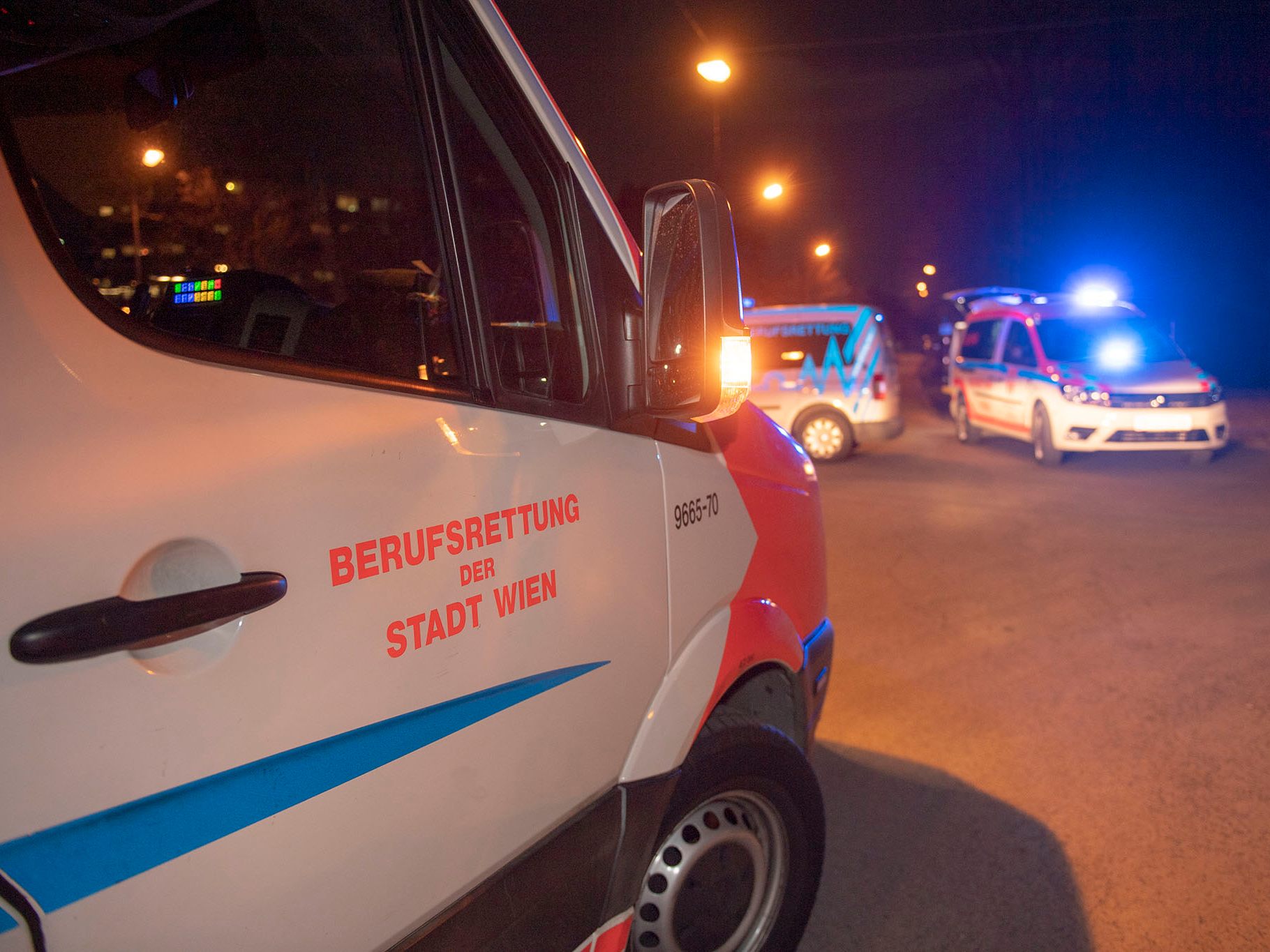 Der Verletzte wurde in ein Krankenhaus gebracht.