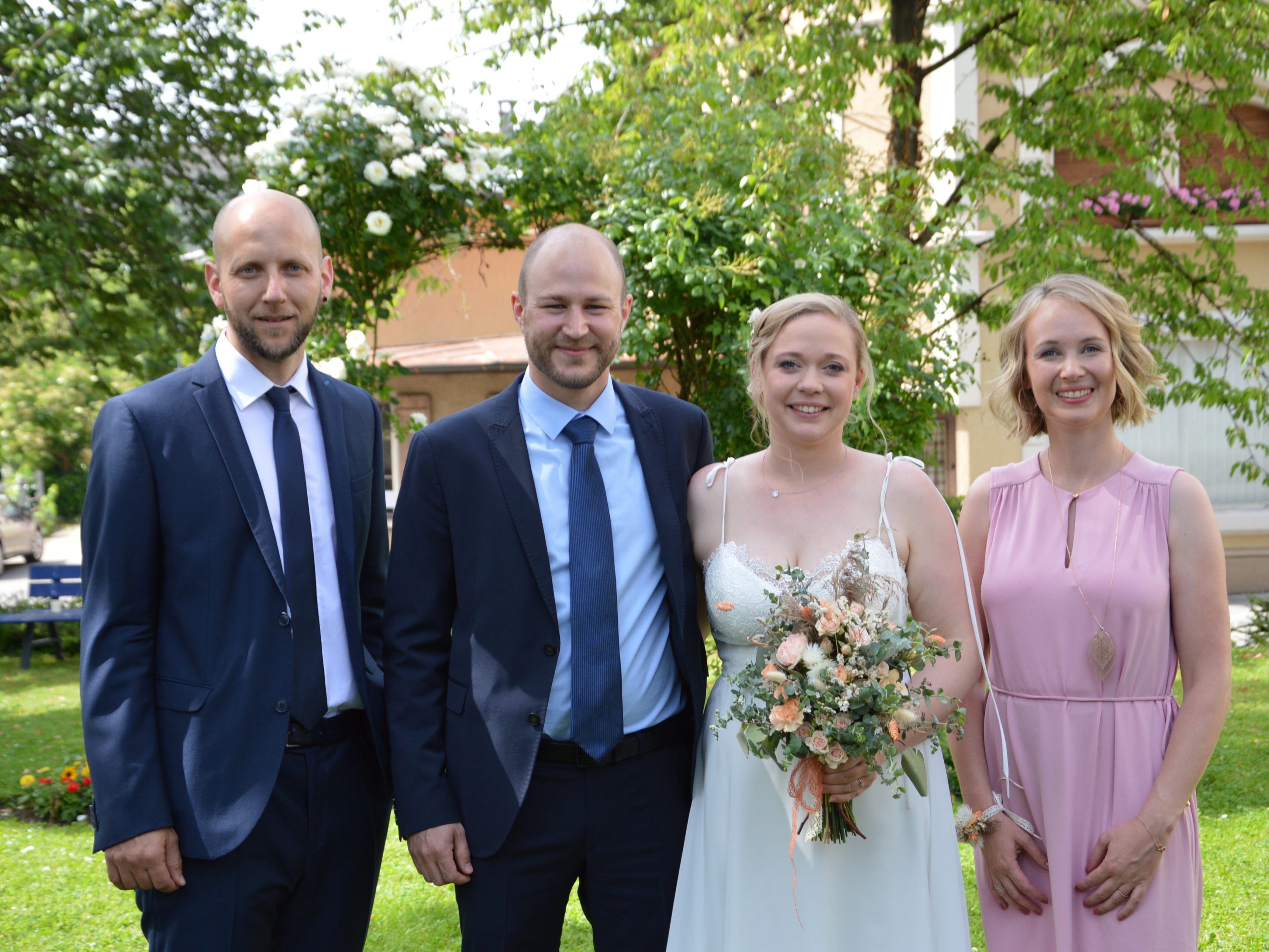 Christina Weithaler und Michael Hörburger feierten ihre standesamtliche Hochzeit.