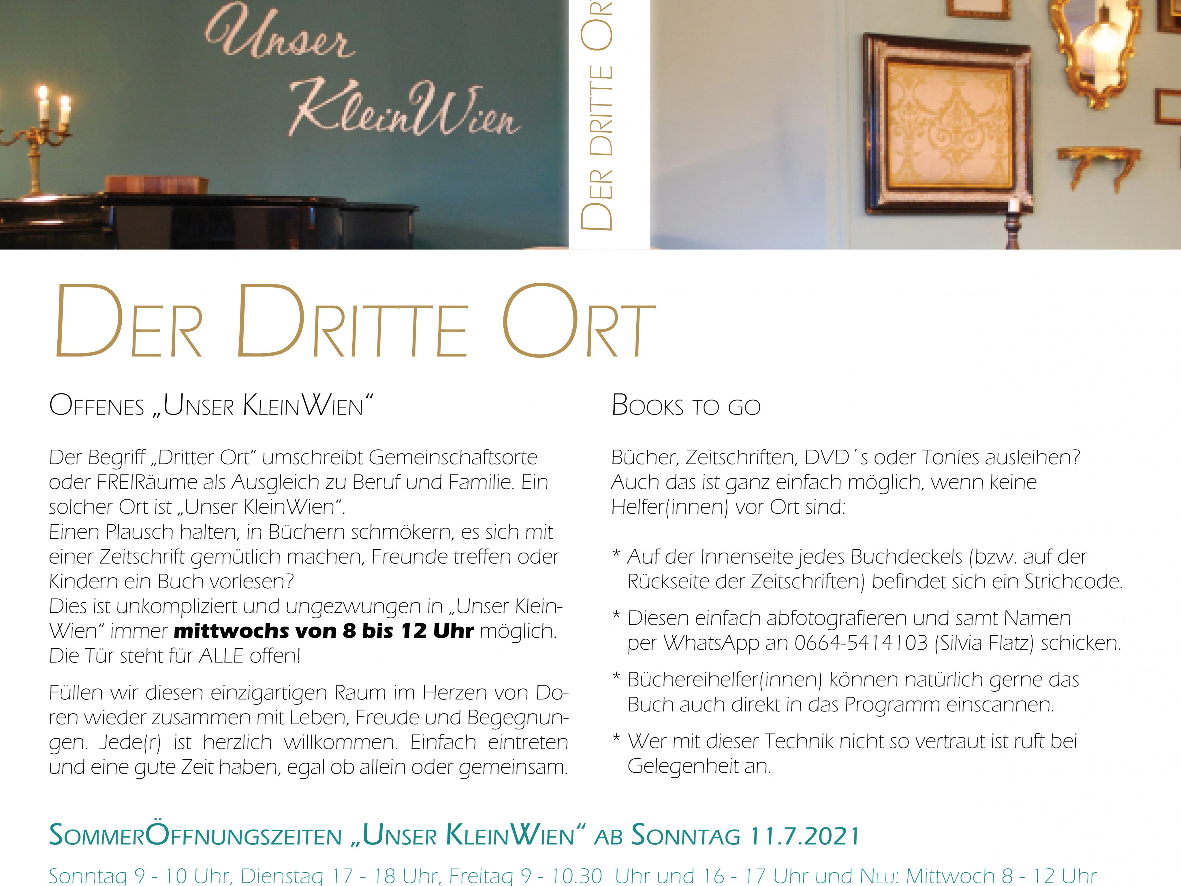 Offenes "Unser KleinWien" in Doren. Offenes "Unser KleinWien" in Doren.