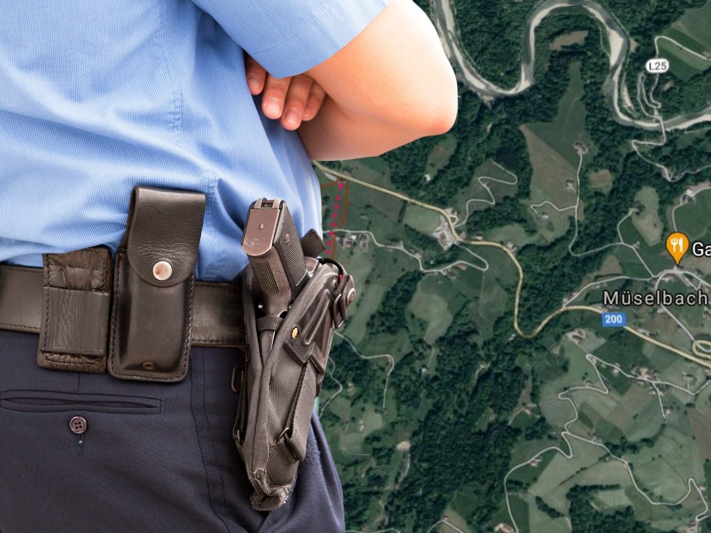 In Alberschwende geriet gestern ein Lenker am Ende einer scharfen Rechtskurve auf die Gegenfahrbahn und kollidierte mit einem entgegenkommenden Linienbus.