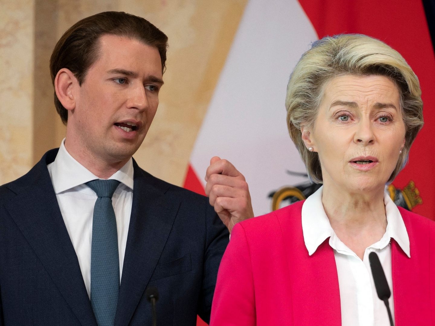 Sebastian Kurz trifft sich heute mit Ursula von der Leyen in Wien.