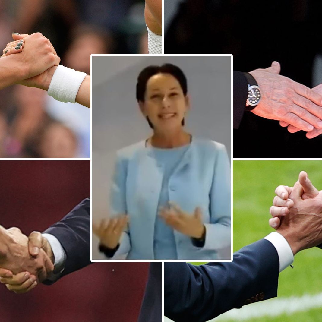 Das Händeschütteln kommt langsam wieder zurück.