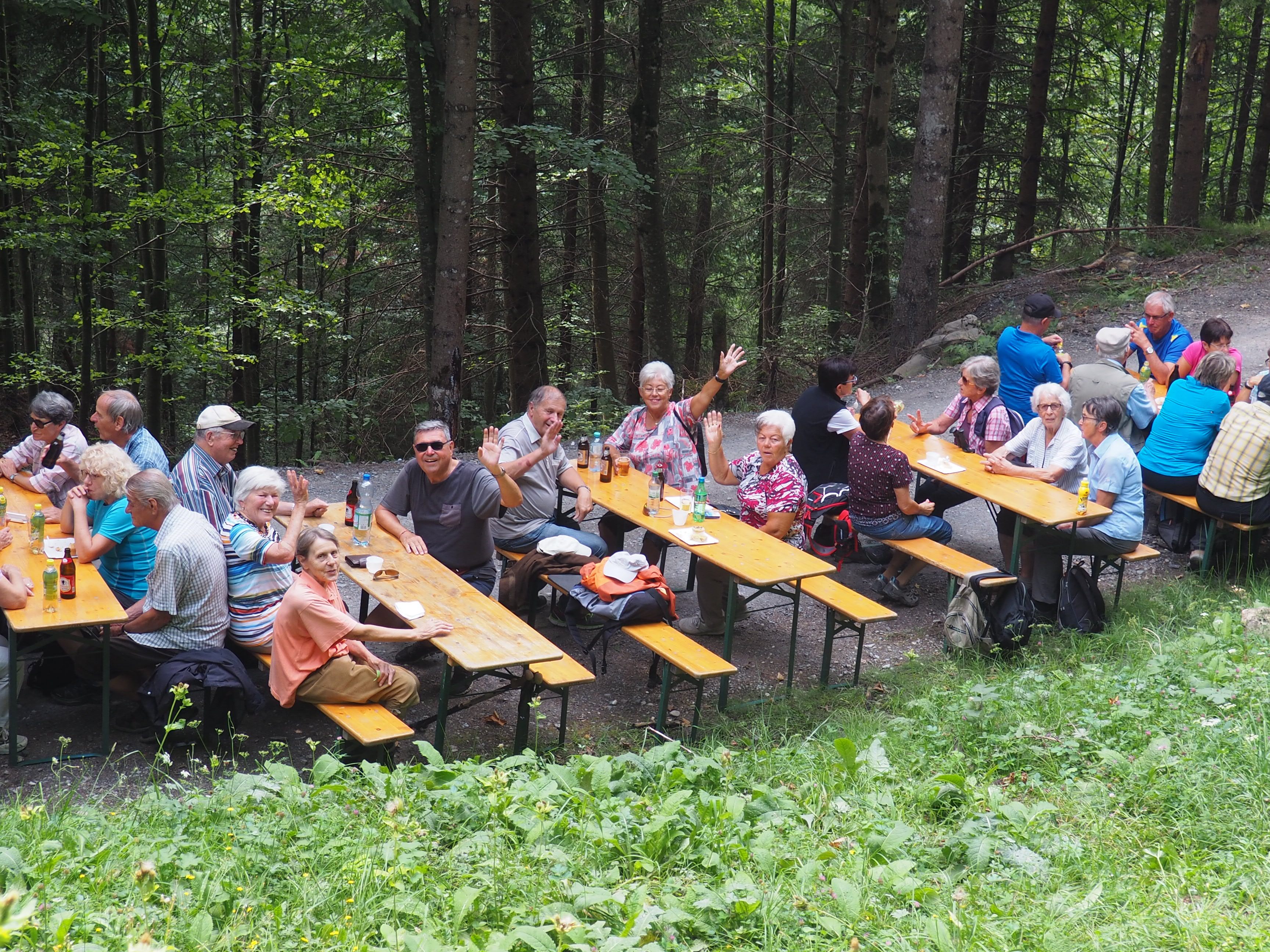 Grill-Hock 2018 bei der Krestanna-Hütte