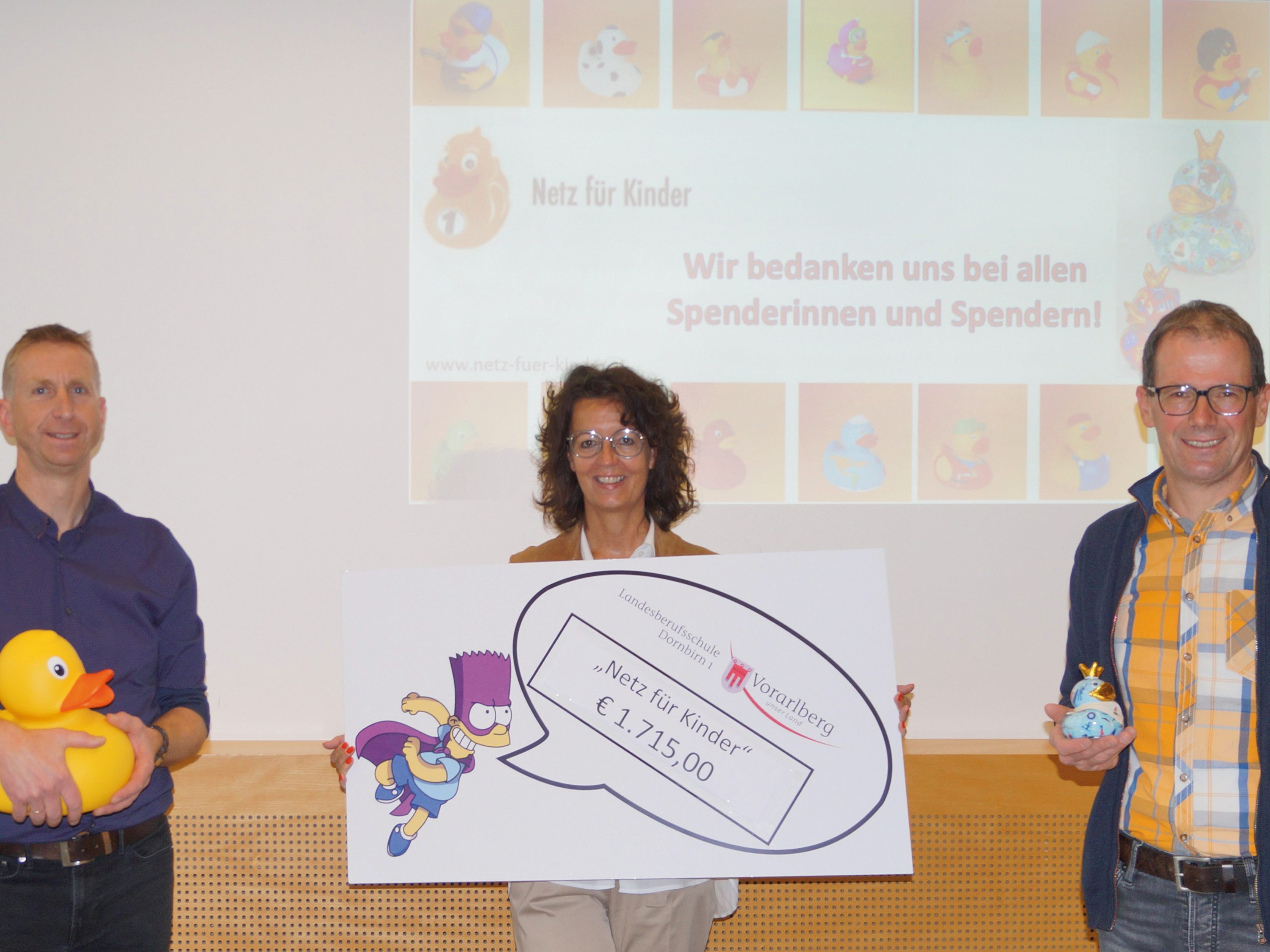 BU vlnr: Markus Burgstaller, Conny Amann, Dir. Herbert Wehinger BU vlnr: Markus Burgstaller, Conny Amann, Dir. Herbert Wehinger