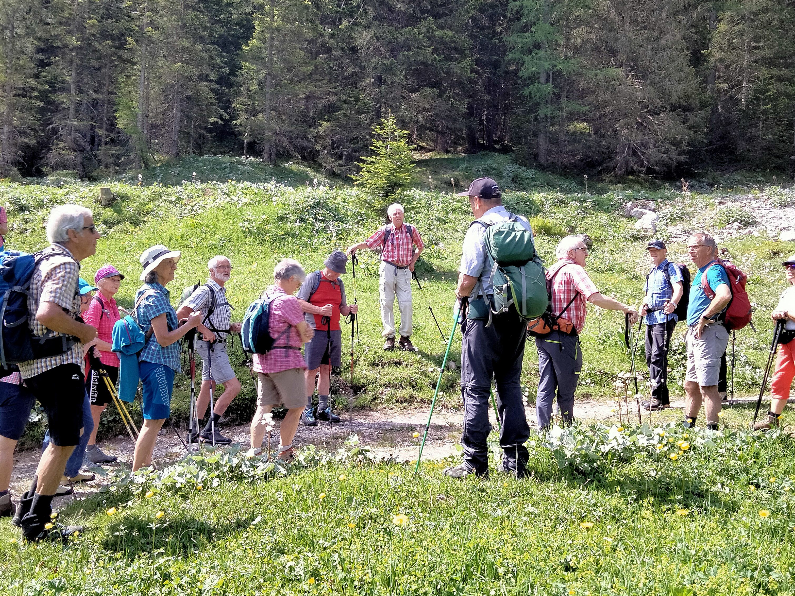 Eine schöne Wanderung vom Seniorenbund im Brandnertal genossen bei herrlichem Sonnenschein die Bergfreunde!
