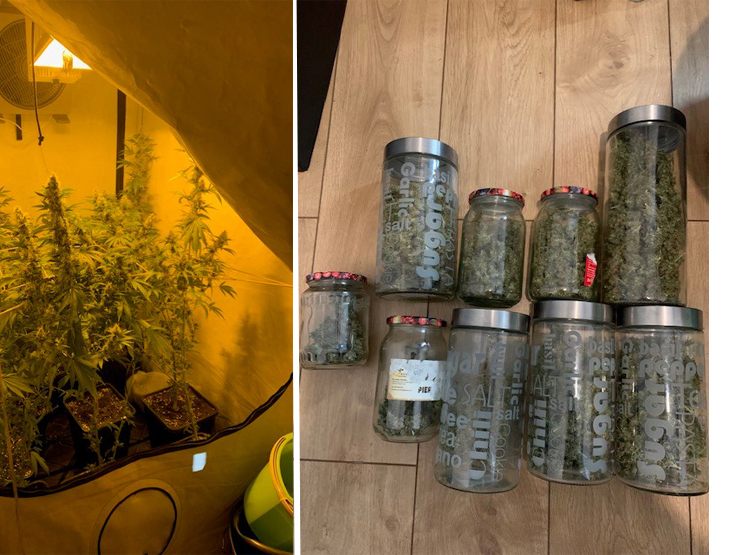 In der Wohnung des 28-Jährigen wurden weitere Drogen sichergestellt.