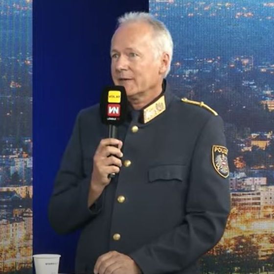 Landespolizeidirektor Hans Peter Ludescher war am Dienstag zu Gast bei "Vorarlberg LIVE".