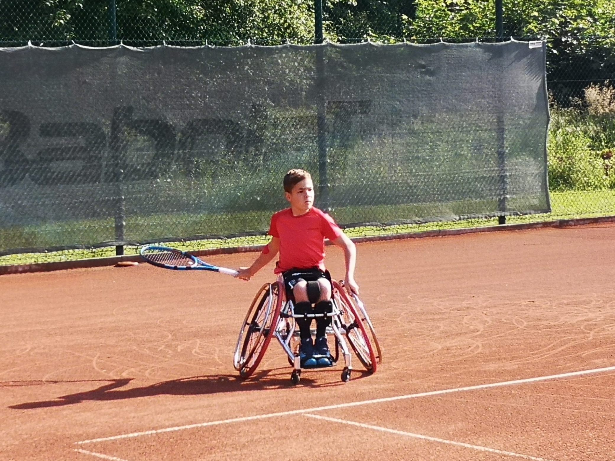 Mit einer guten Leistung spielte sich Maximilian Taucher in Leibnitz ins Consolation-Viertelfinale