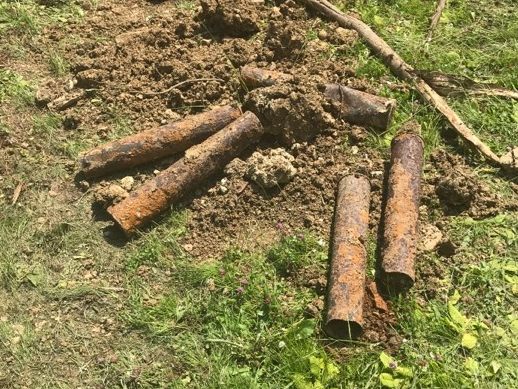 Die Objekte wurden in Wien-Liesing aufgefunden. Die Objekte wurden in Wien-Liesing aufgefunden.