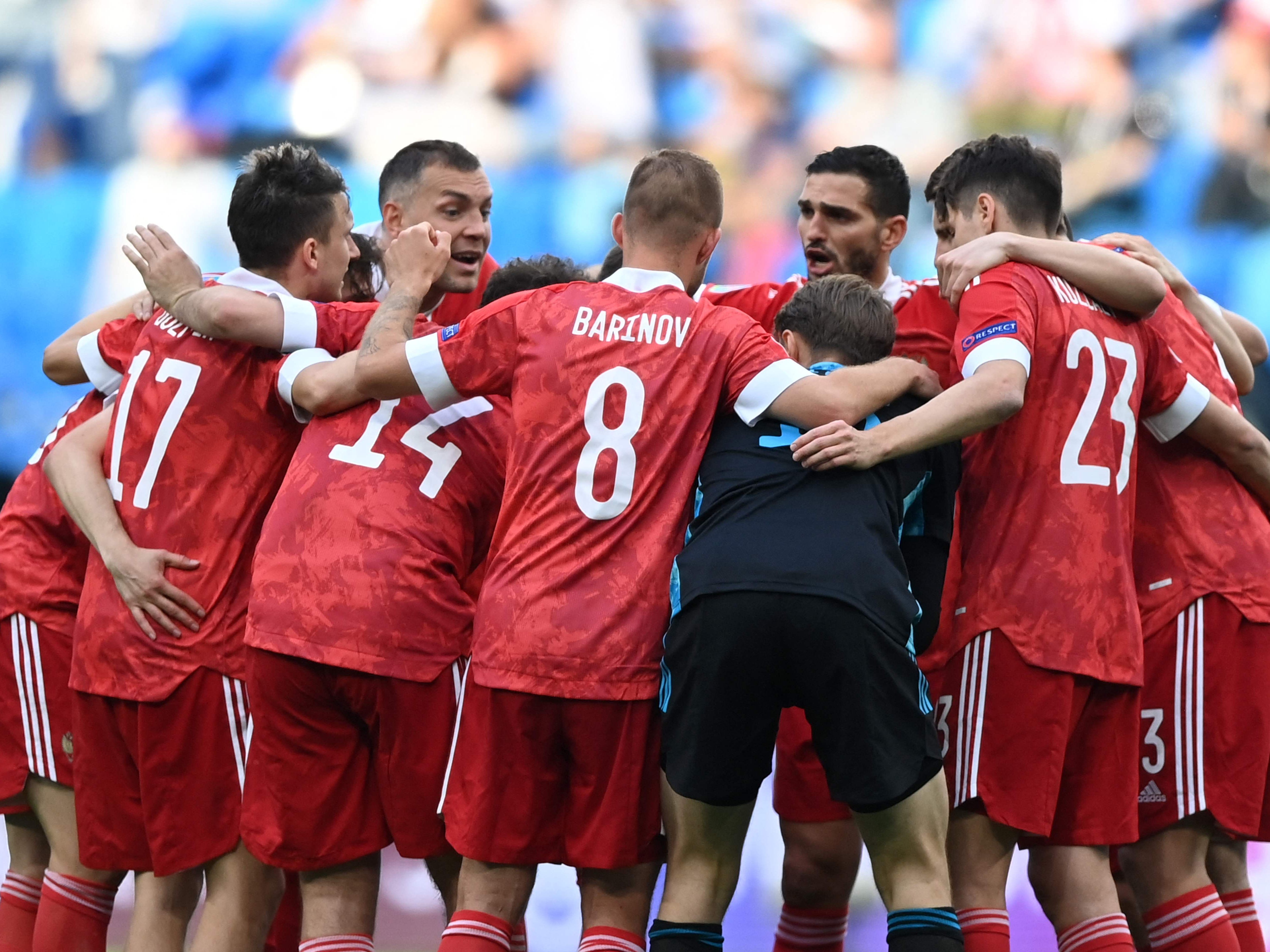 Russland hat sein erstes EM-Spiel gewonnen. Russland hat sein erstes EM-Spiel gewonnen.