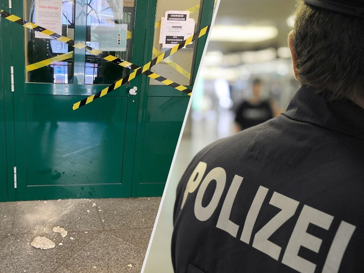 Der Mann konnte kaum Schaden anrichten.