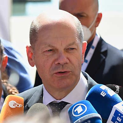 Deutschlands Finanzminister Scholz bei G20-Treffen in Venedig