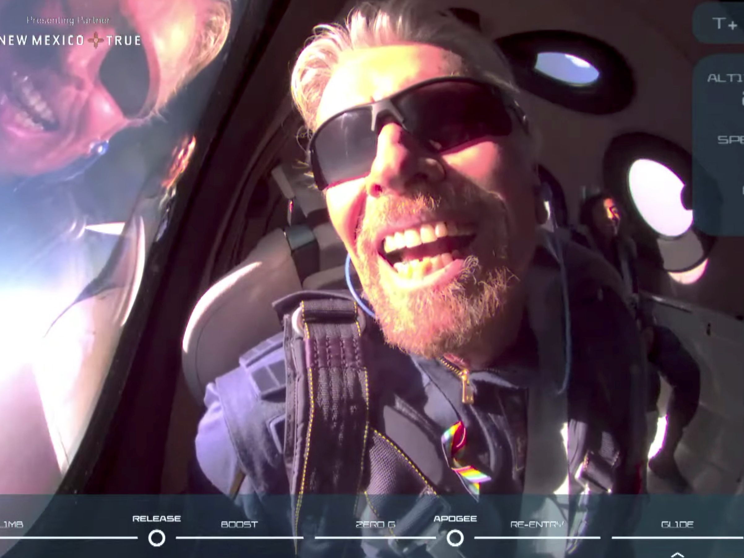 Der Traum, die Erde aus dem All zu sehen: Für Richard Branson hat er sich erfüllt.