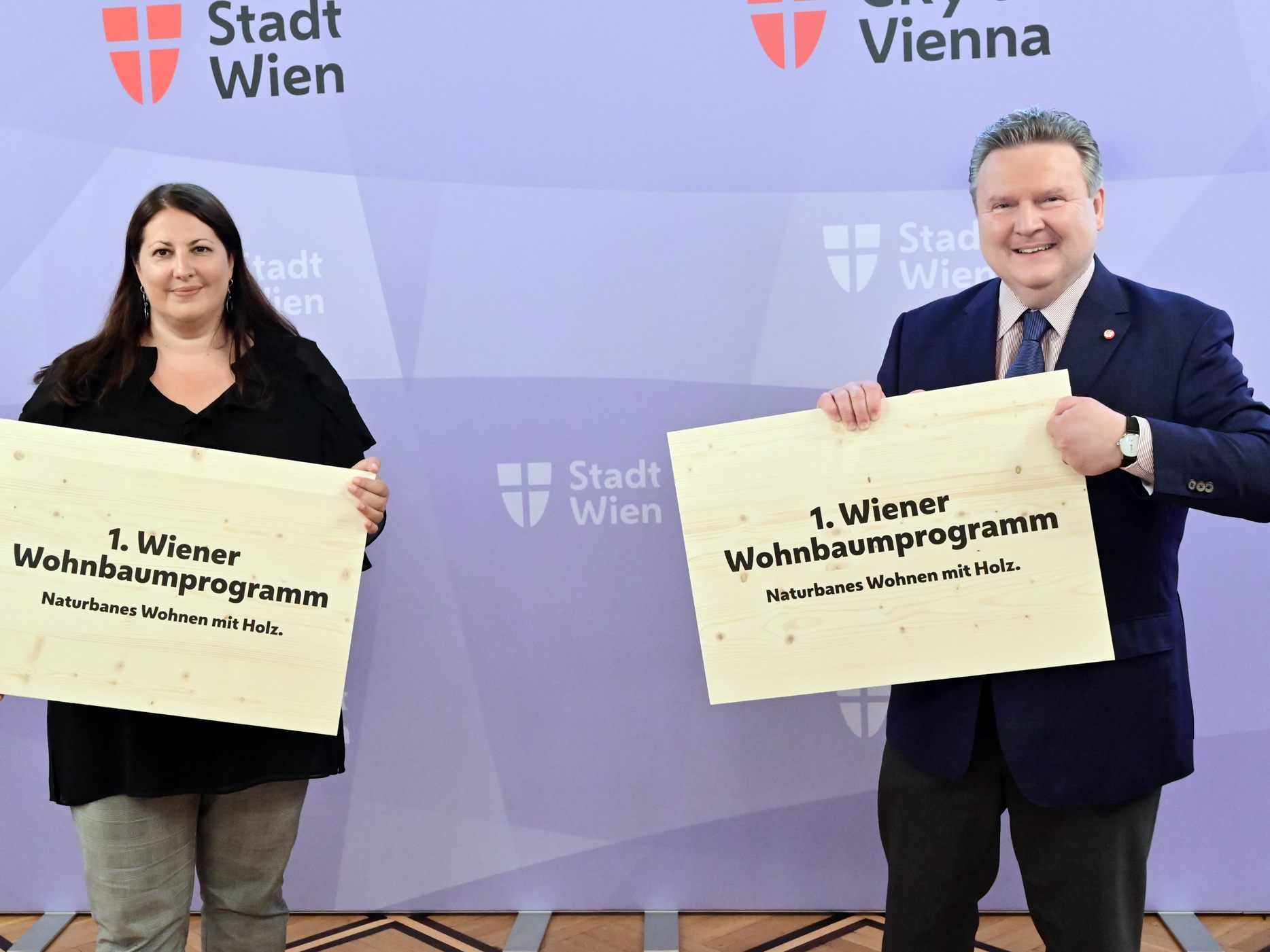 Programm zur Errichtung von Holz-Wohnhäusern in Wien: Rund 1.000 Wohneinheiten sind bis 2023 geplant Programm zur Errichtung von Holz-Wohnhäusern in Wien: Rund 1.000 Wohneinheiten sind bis 2023 geplant