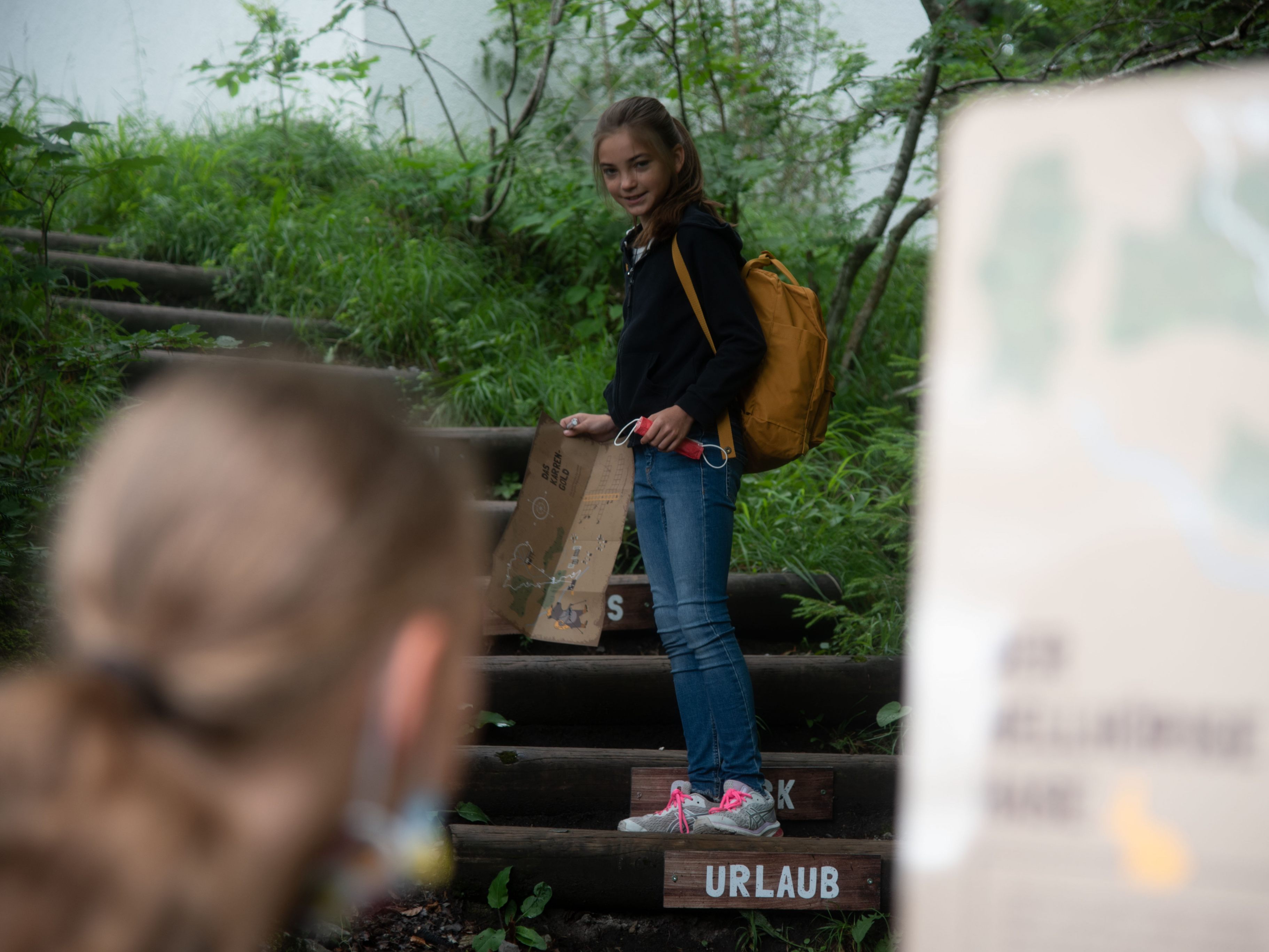 Eine Schatzsuche macht die Wanderung gleich noch viel spannender.
