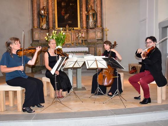 Konzert mit dem Streichquartett Abbraccio Konzert mit dem Streichquartett Abbraccio