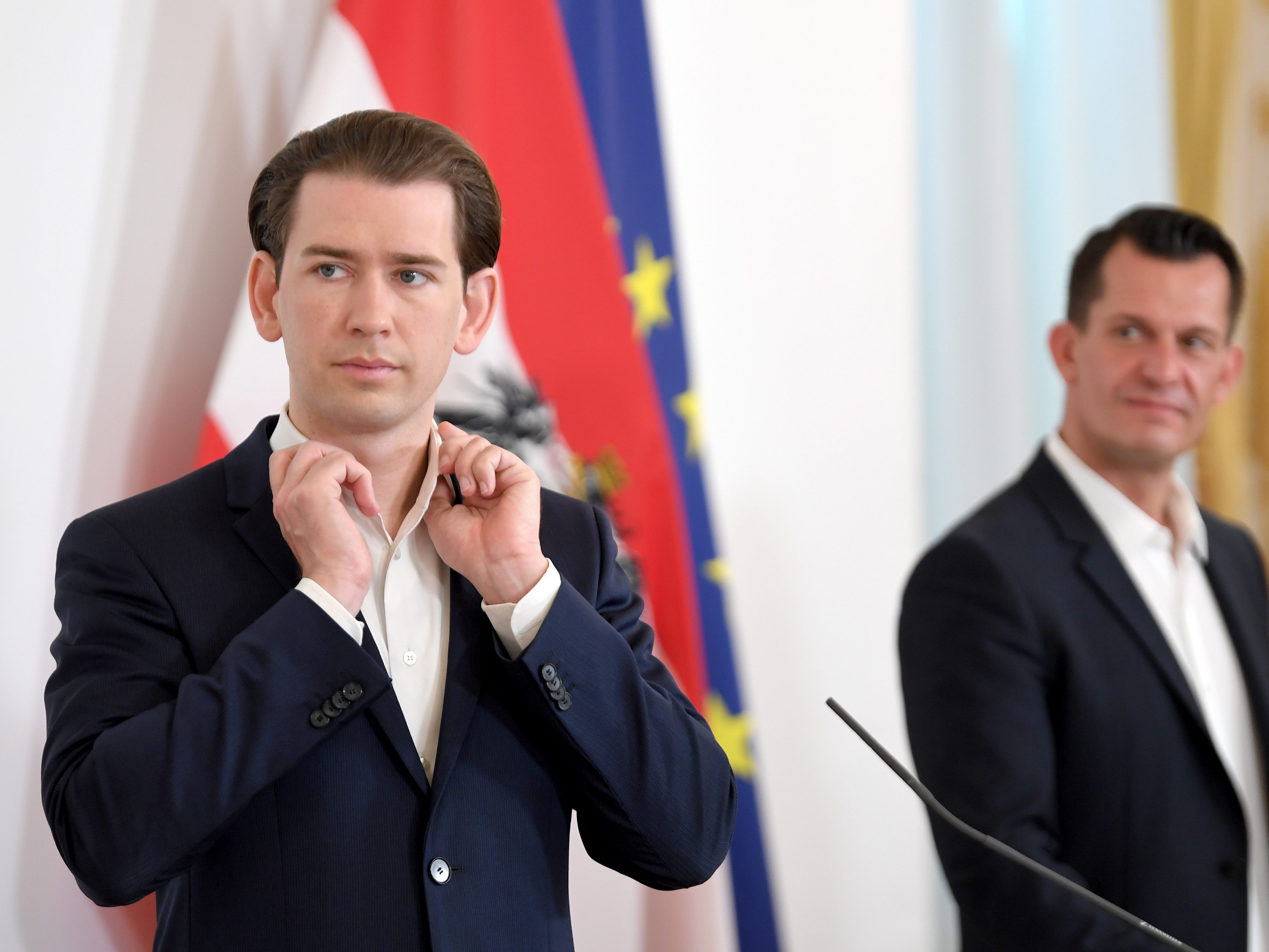 Kurz und Mückstein rufen die Jungen zur Corona-Impfung auf Kurz und Mückstein rufen die Jungen zur Corona-Impfung auf
